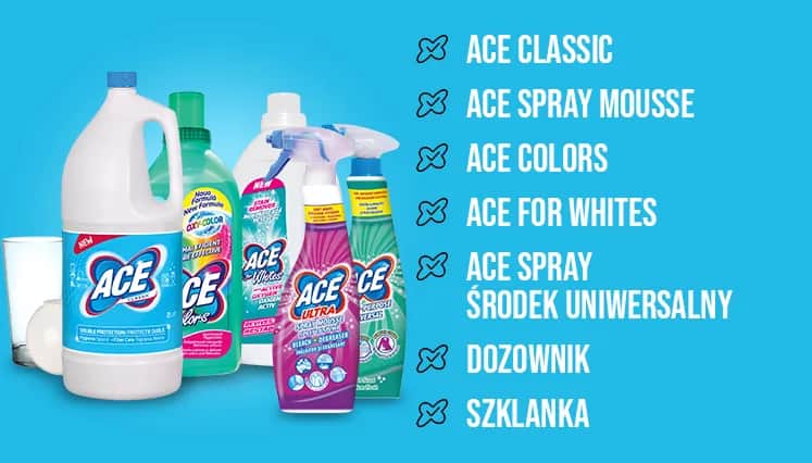 Jak skutecznie stosować wybielacz ACE do prania i czyszczenia
